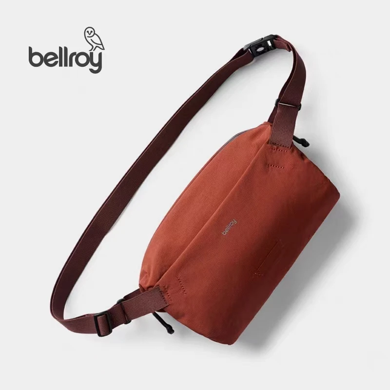 Bellroy Lite スリング 7L カジュアル通勤クロスボディバッグ女性の軽量ウエストバッグナイロン生地磁気バックル閉鎖