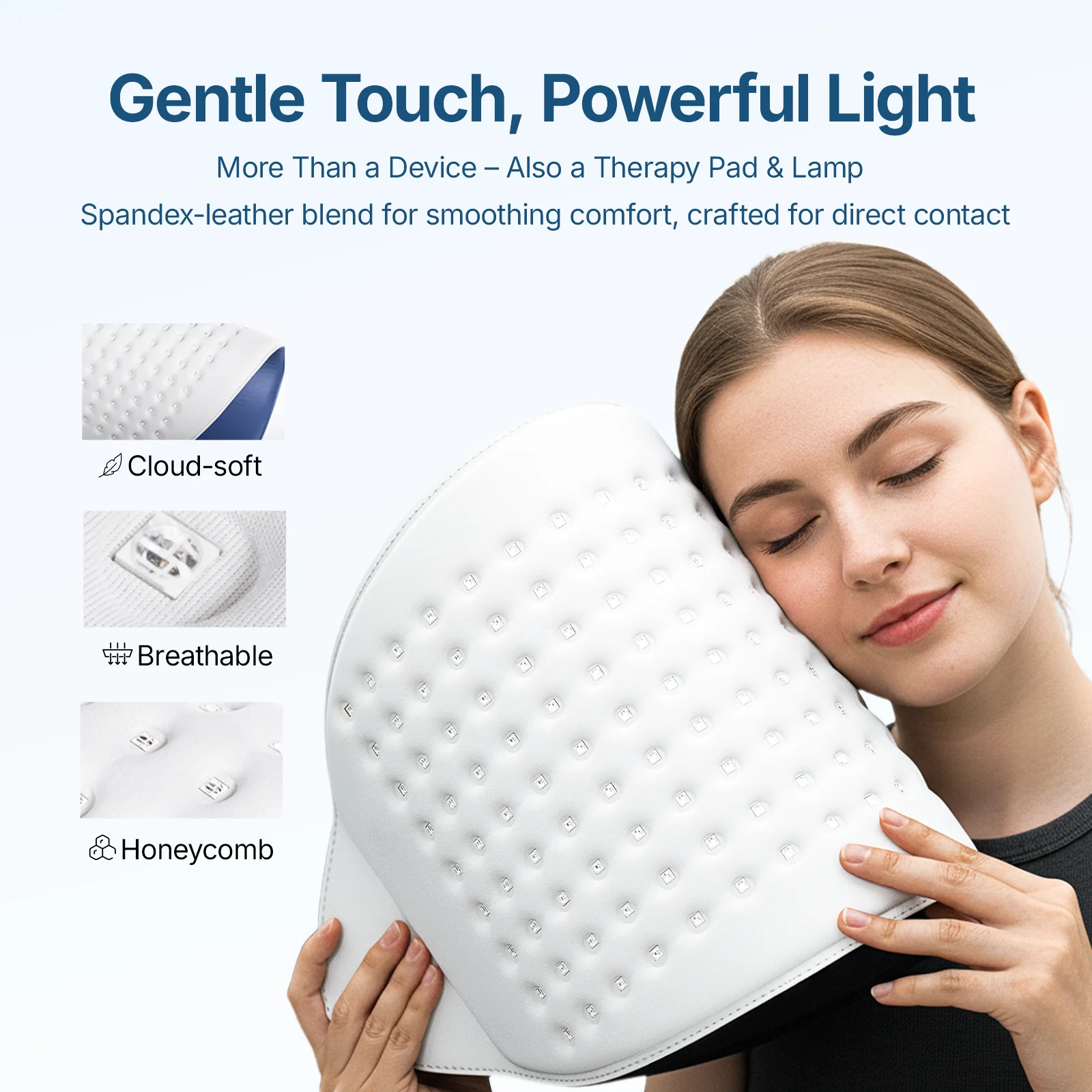 Светодиодная маска Hello Face L6: 630нм красный + 850нм ИК свет, 720 диодов против морщин и старения для лица и тела