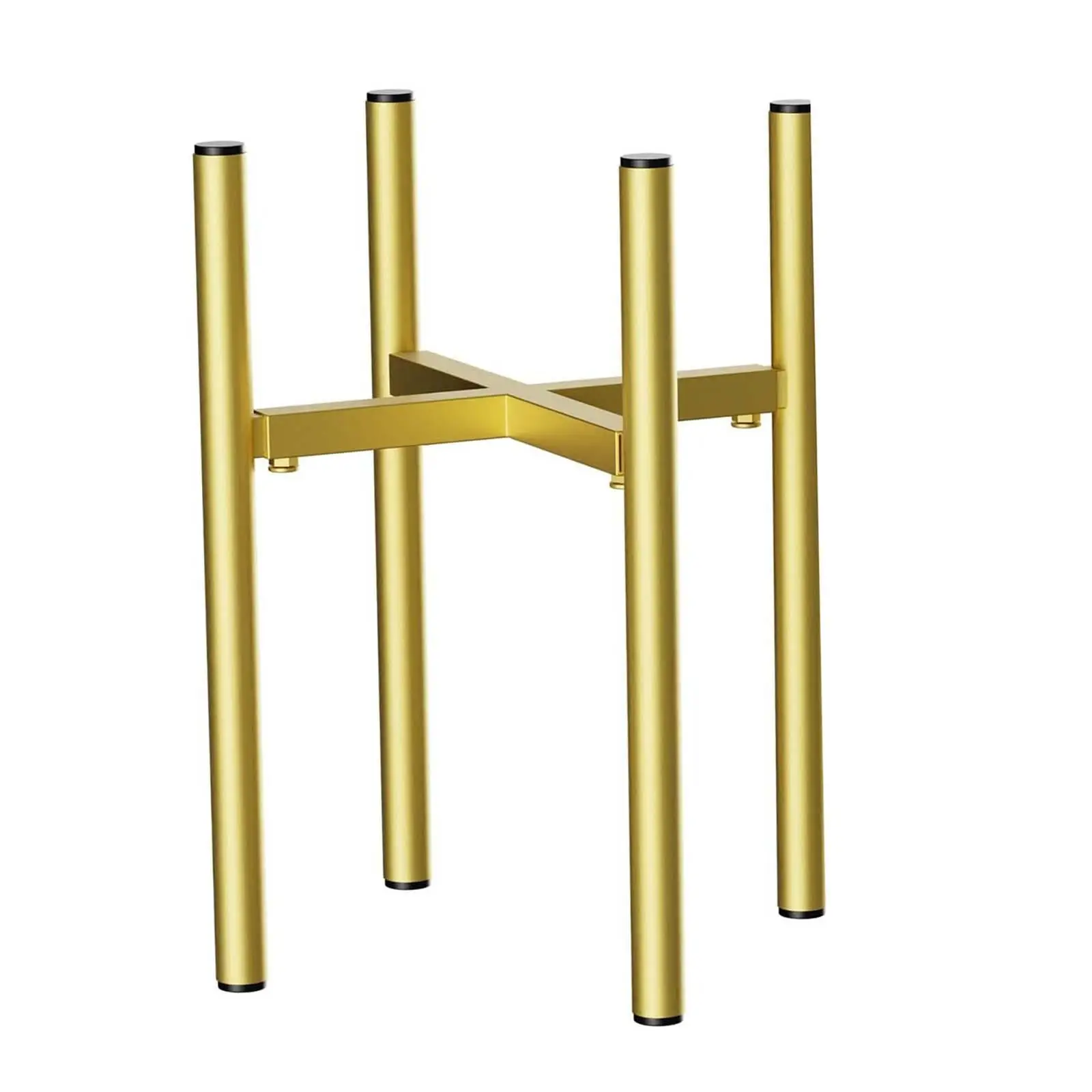 Supporto per piante regolabile Supporto per articoli in metallo Elegante supporto per piante stabile di metà secolo per la casa Adatto a vasi da 7 a 12 pollici per interni ed esterni