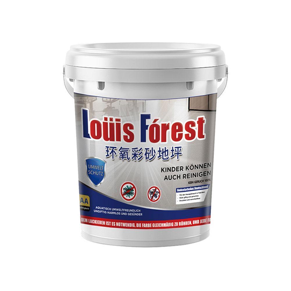 Revêtement de sol époxy effet marbre brillant, peinture Louis, peinture imperméable pour garage de sol, peinture époxy de forêt de sol, outil de sol