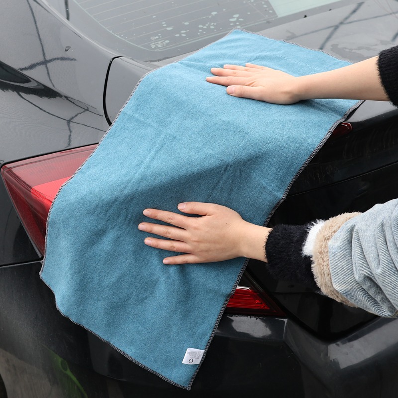 Toalla de lavado automático de microfibra de alta gama, paño de secado y limpieza de coche, dobladillo, paño de cuidado automático, toalla de lavado de coches, 1 ud.