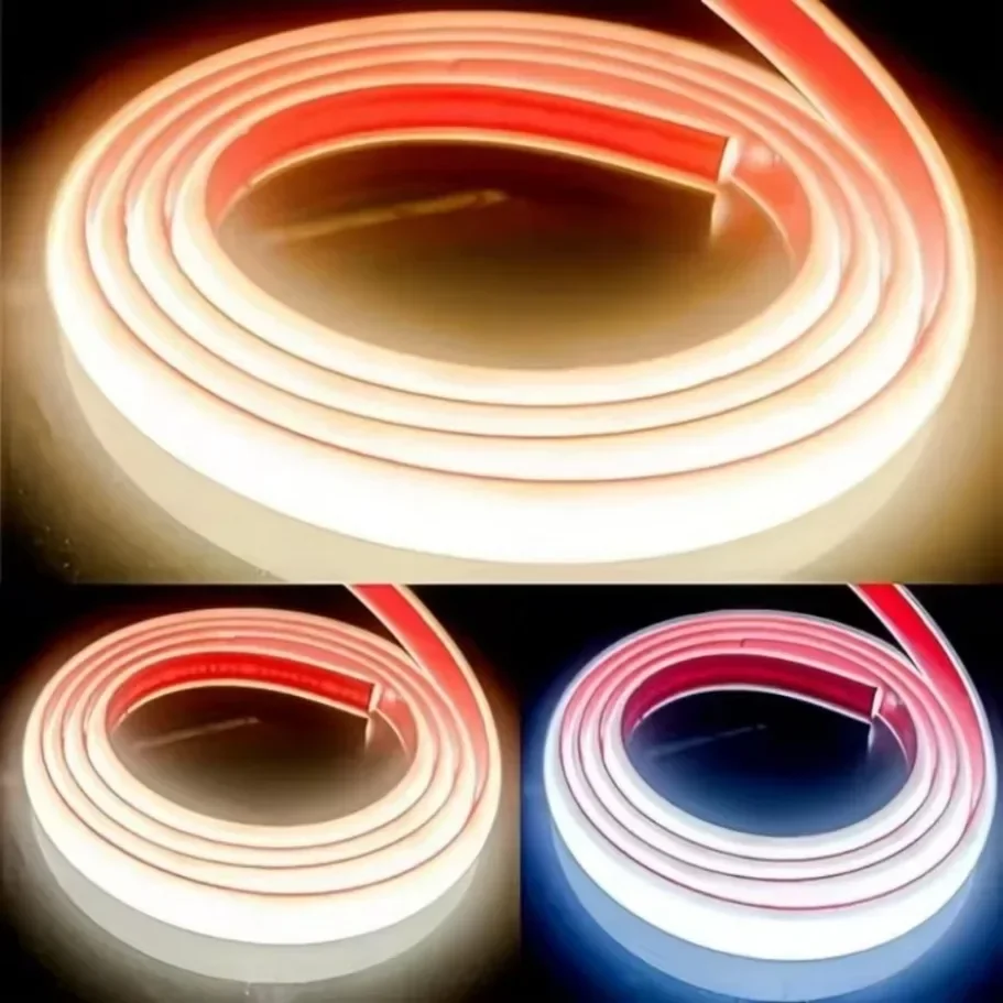 30 M 220V COB LED Light Strip IP68 เทปกาวกันน้ํา EU Plug Flex ซิลิโคนหลอดโคมไฟสําหรับบ้านสวนกลางแจ้งแสง