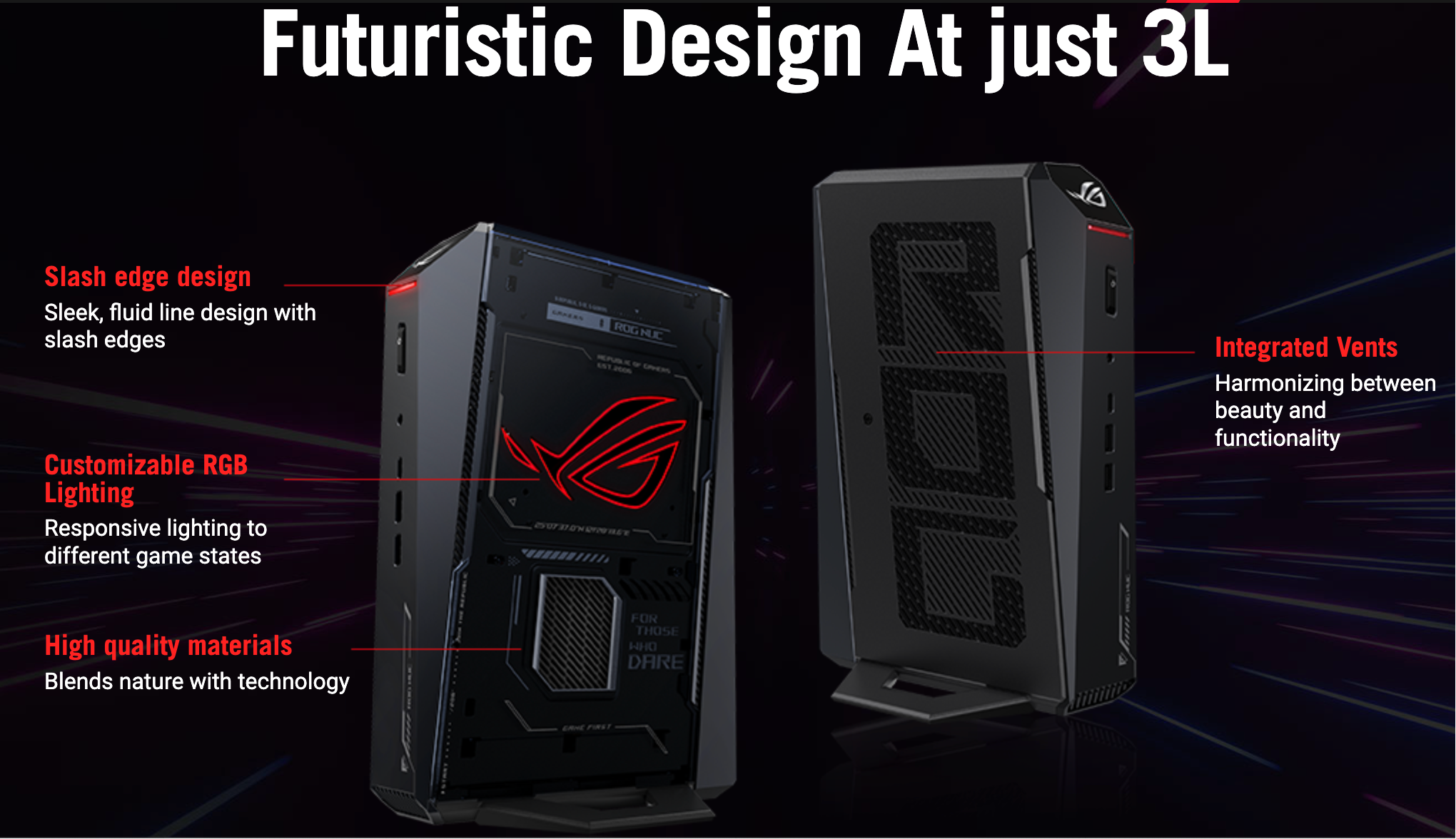 ¡Nuevo! NASUS ROG NUC (2025) Intel Core Ultra 7 NVIDIA GeForce RTX 5060, 32GB DDR5 RAM 1TB Refrigeración de triple ventilador |   4K Listo |   WiFi 7 |