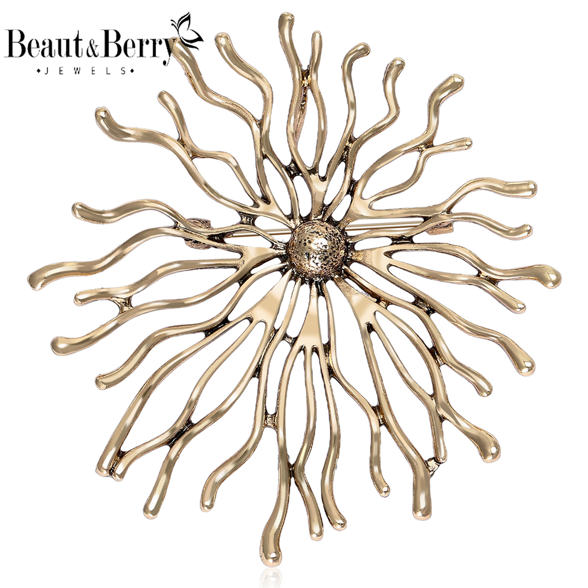 Beaut & Berry модные эмалированные абстрактные броши от солнца для женщин, роскошные булавки унисекс, повседневные аксессуары для вечеринок, подарки, новые ювелирные изделия для друзей