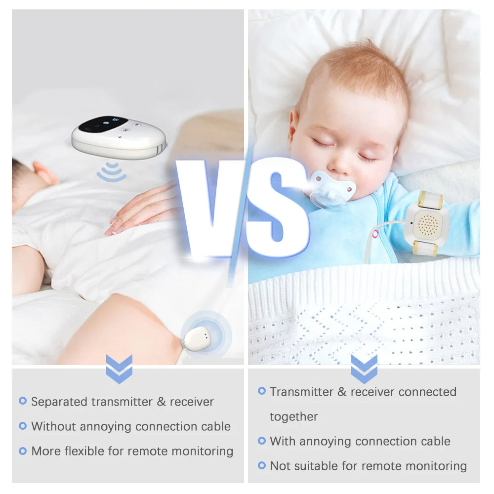 Alarma inalámbrica para enuresis, alarma para orinar con receptor para niños, Grils, niños, orinal, entrenamiento, cuidado de personas mayores, alcance de 10-20M, recordatorio de vibración