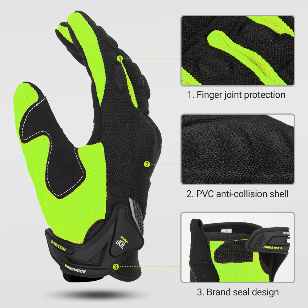 Motorrad Atmungsaktive Racing Handschuh Motorrad Voll Finger Handschuhe Motocross Motorrad Atem Mesh Touchscreen Racing Handschuh