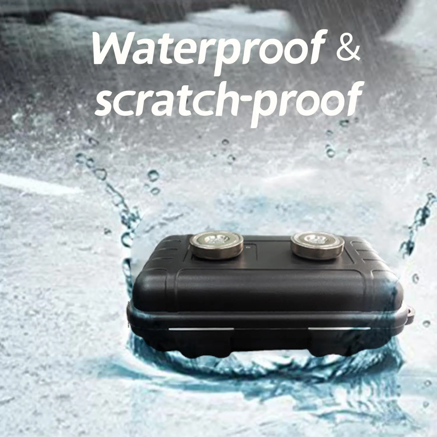 Mini Magnetic Key Box Car Hide Key Magnetic Waterproof Magnetic Key Holder Multipurpose Key Holder for Under Car Rust-Proof box