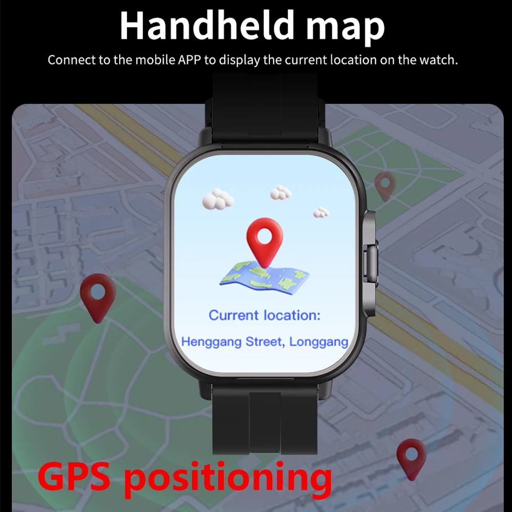 GPS สมาร์ทวอท์ช TWS 2-in-1 ชุดหูฟังบลูทูธ Heart Rate ความดันโลหิตการตรวจสอบสุขภาพหูฟังเล่นเพลง Smartwatch