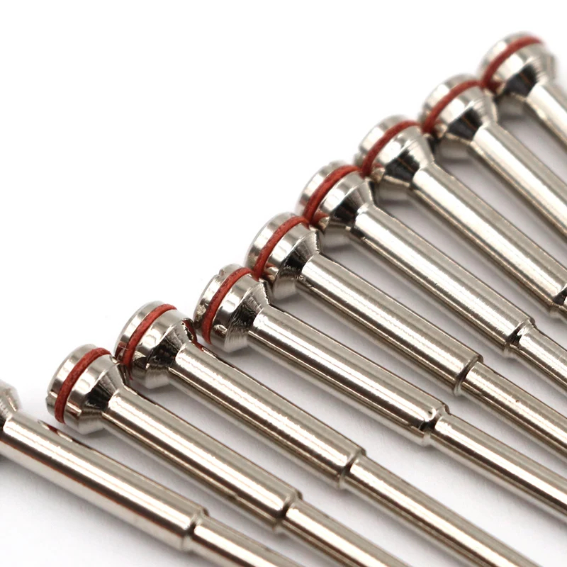 10pcs Dental Holding Needle Polishing Shank Mandrel 2.35mm Rotary Tool For Polisher Machine Cutting Dental Material
