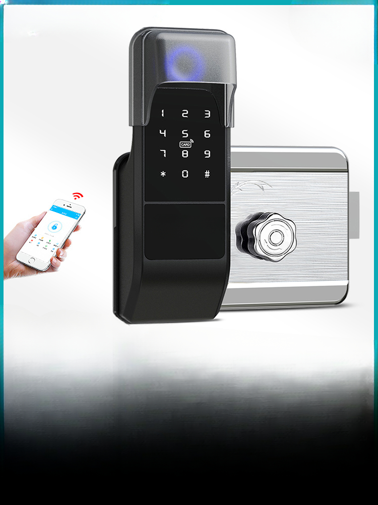 Наружный водонепроницаемый замок для двора, большой железный дверной умный замок, электронный кодовый замок
