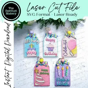 Online Business Bundle Digital Gift Card Template Custom Design Message Download Package Set