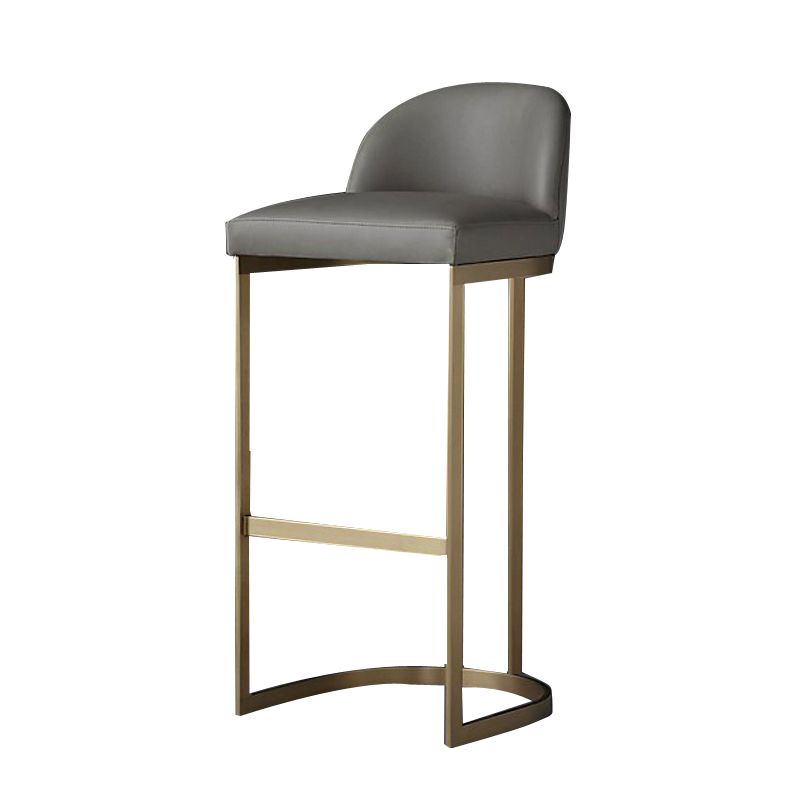 Nordic Bar Stuhl Hause Rückenlehne Barhocker Gold Einfache Freizeit Luxus Moderne Bar Stuhl Eisen Kunst Wohnkultur Möbel Zubehör