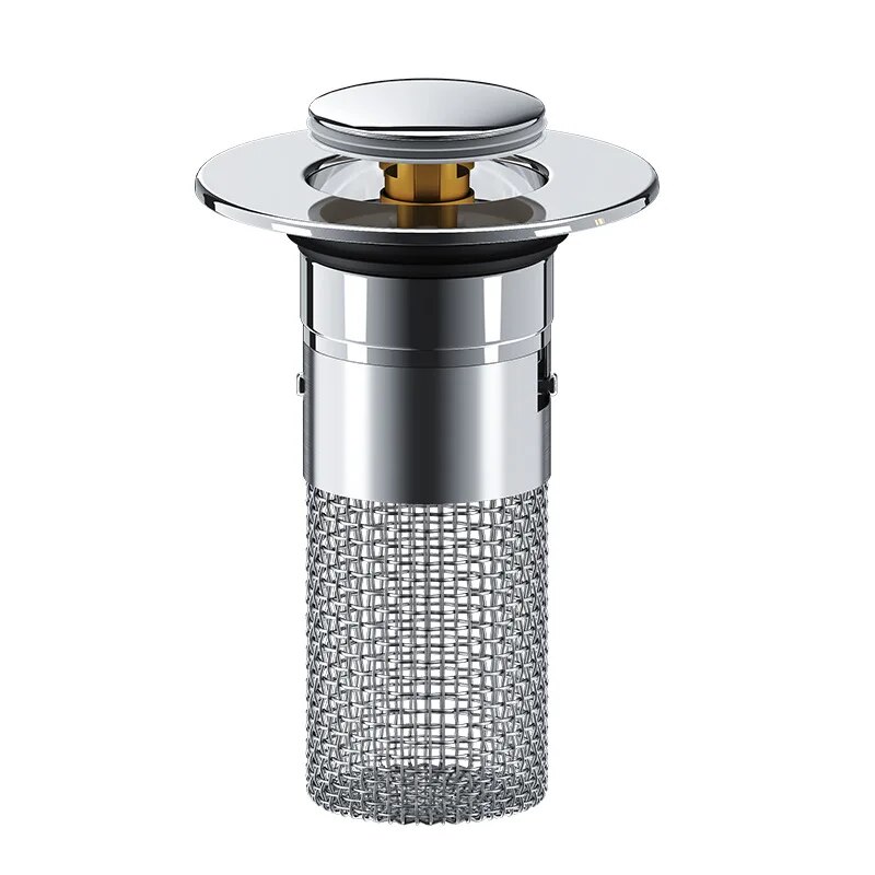 Bouchon de fuite de ark en acier inoxydable, noyau rebondissant, vidange d'évier de type presse, accessoire universel pour ark, 1PC