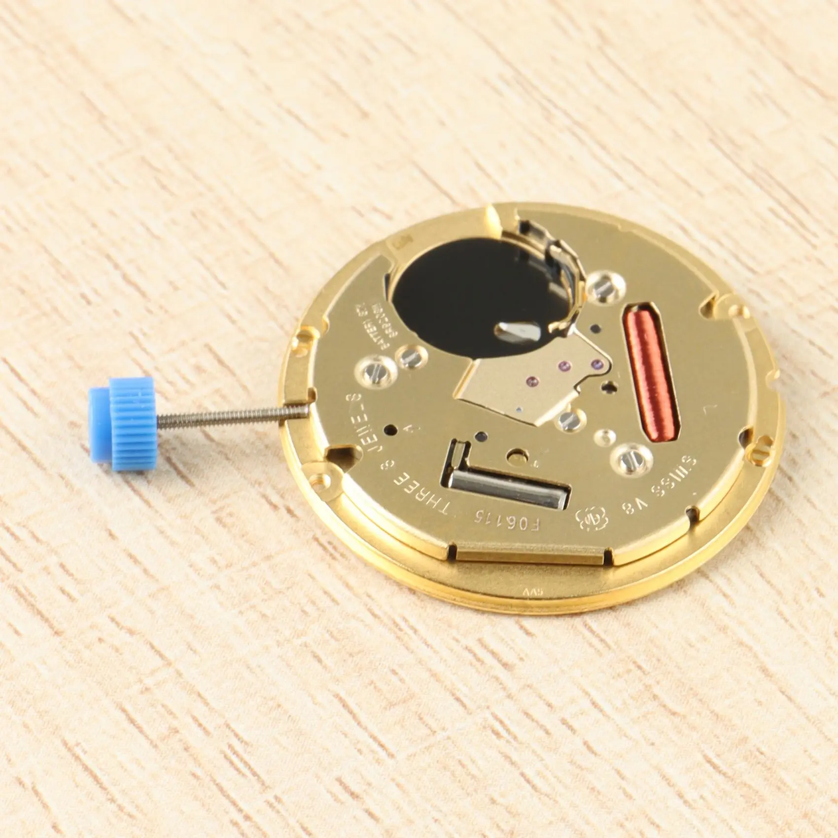 BABQ Swiss for ETA F06.111 and F06.115 Watch Quartz Movement Date At 3' Watch Repair Parts and Adjusting Stem