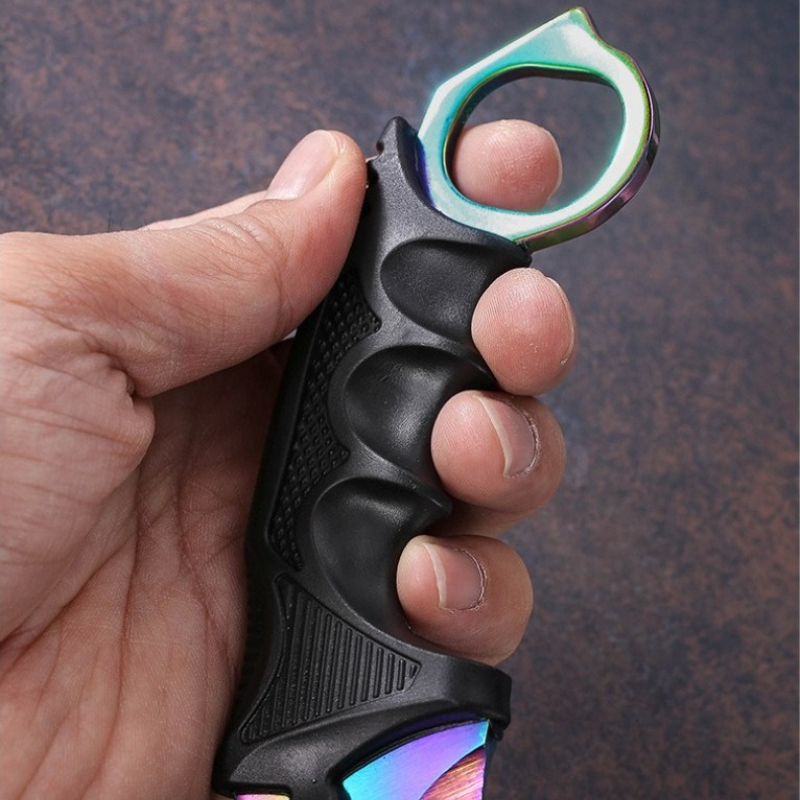 19cm GO Game Periphera Claw Knife karamabit Outdoor Training Knifes Unsharpened weapons model Collectible Ornaments Gift for Boy