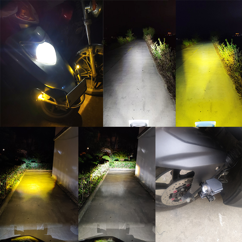 Fog spotlights auxiliary headlights Motorcycle LED Light motorcycle accessories  for motorcycle Electric Projector Lenses