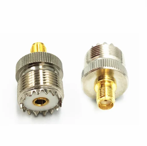 1 Uds UHF-SMA adaptador SMA a UHF PL259 SO239 enchufe macho y conector hembra conectores adaptador Coaxial RF