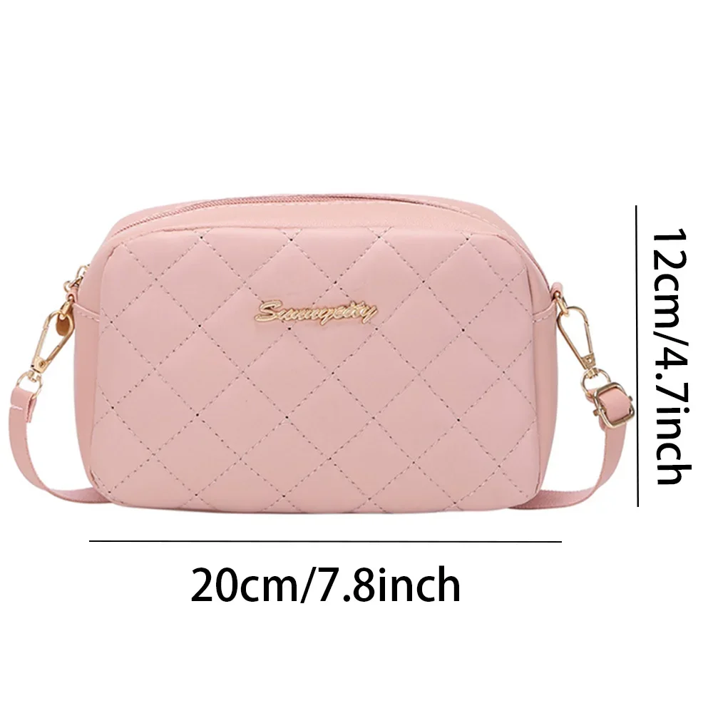 2024 Borsa a tracolla piccola con nappa per donna Trend Lingge ricamo fotocamera borsa a tracolla femminile catena di moda borse a tracolla da donna