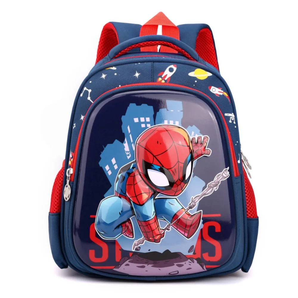 子供、幼稚園の男の子、恐竜、プライマリとセカンダリクラス、新しいモデルのためのかわいいスパイダーマンの漫画のバックパック