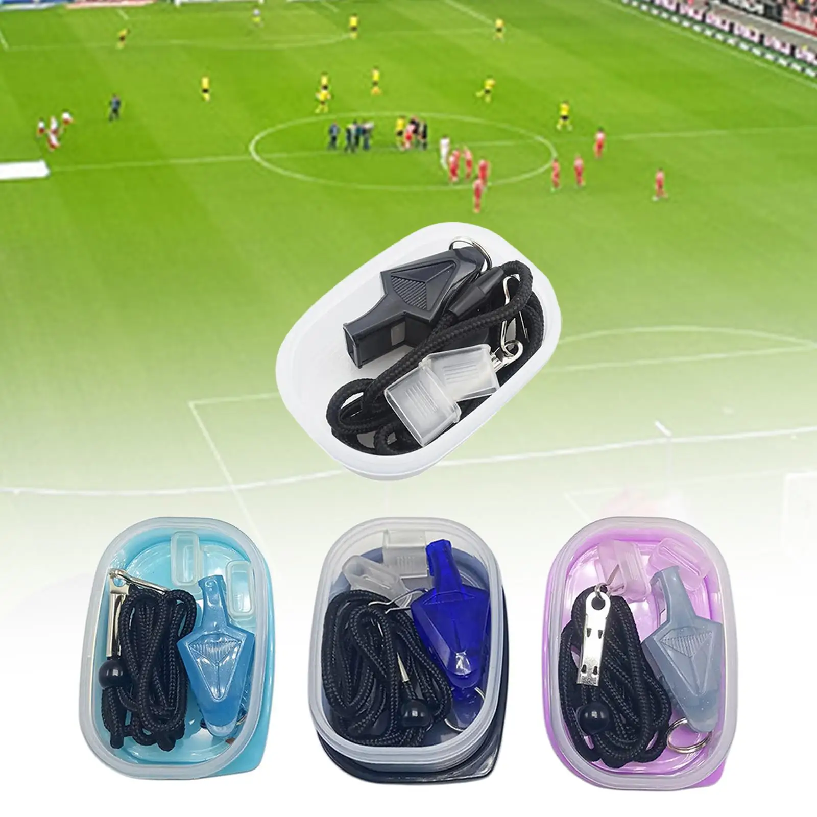 Referee Whistle Loud Crisp Sound Game Event Football Volleyball Adults