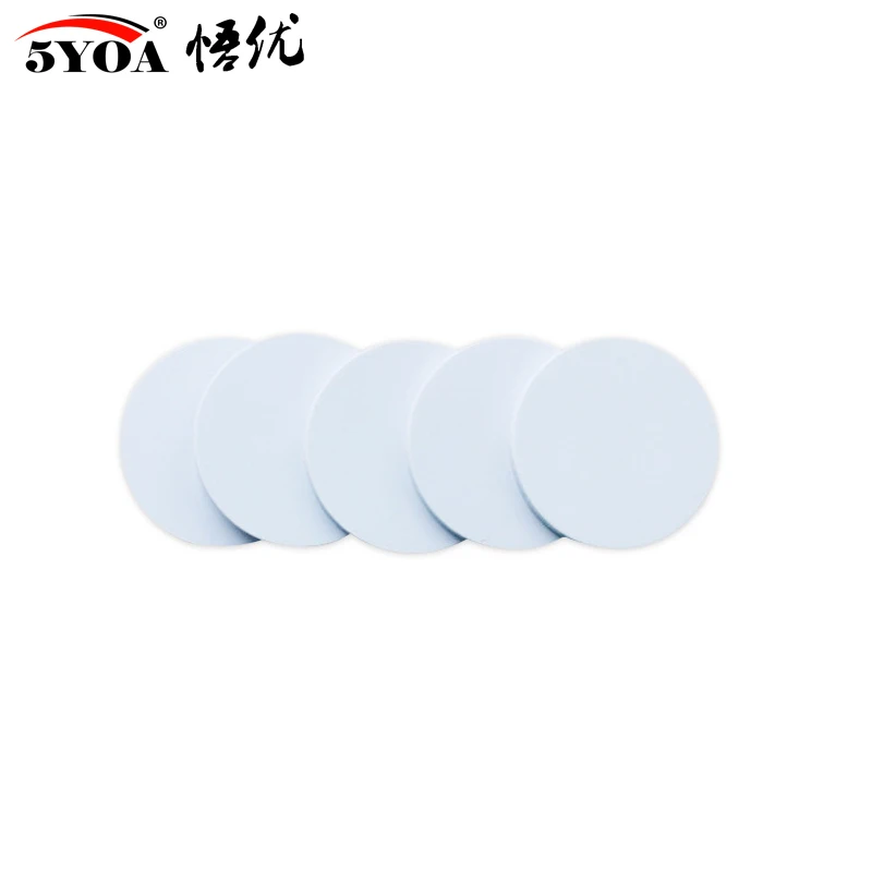 5YOA 5/10PCS 25mm 125Khz RFID Tags EM4305 T5577 Beschreibbare Aufkleber Proximity Karten Wiederbeschreibbare kleber Klebe label Für RFID Kopierer