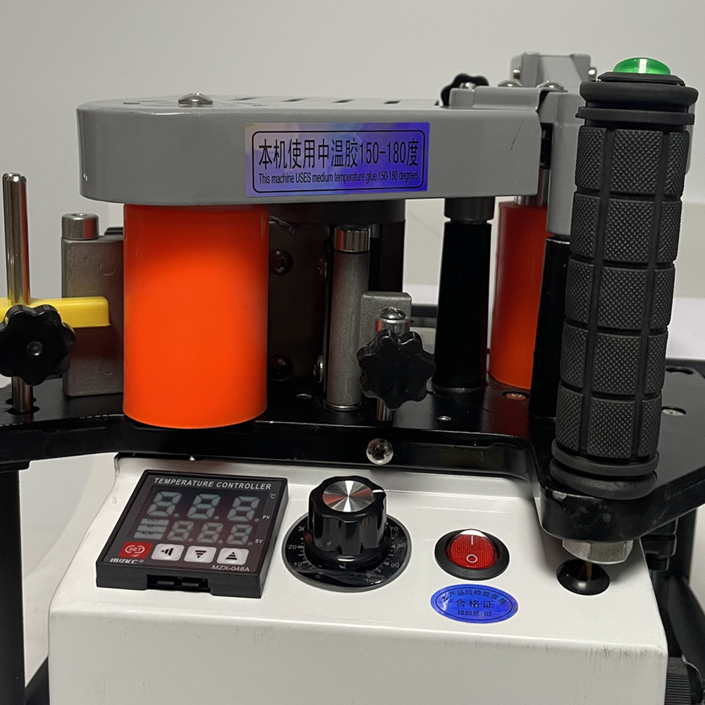 휴대용 목재 PVC 양면 접착 엣지 밴더, 트레이 컷, 속도 조절 가능, 1200W, 1000ML