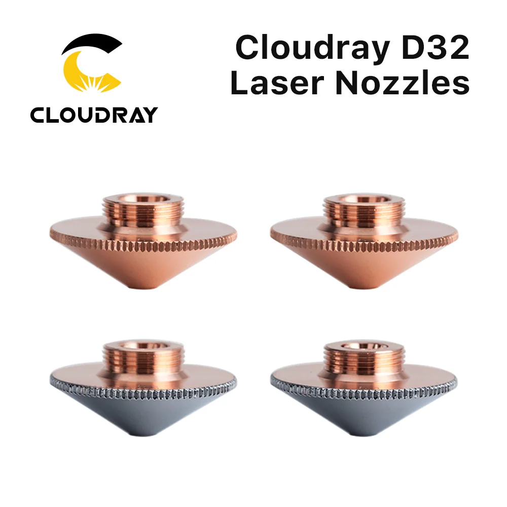 Cloudray Raytools Dia.32mm H15 Cỡ Nòng 0.8-6.0 Đơn/Hai Lớp Hàn Laser Vòi Phun Cho Sợi Cắt Laser CNC máy