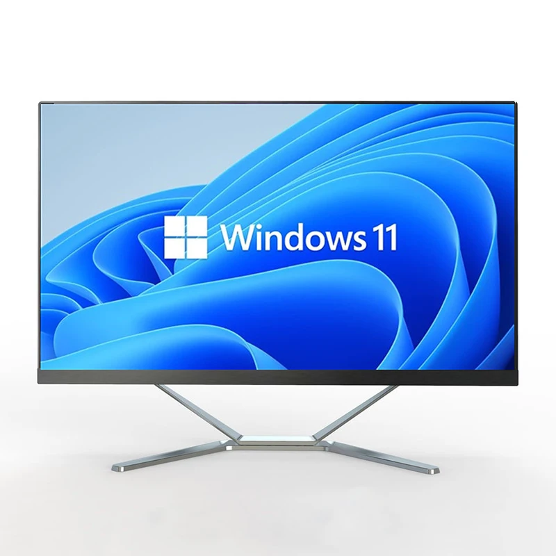 21,5 "23,8" barato AIO Core I5 10400 para computadoras de escritorio monobloque para juegos Barebone todo en uno ordenador de PC