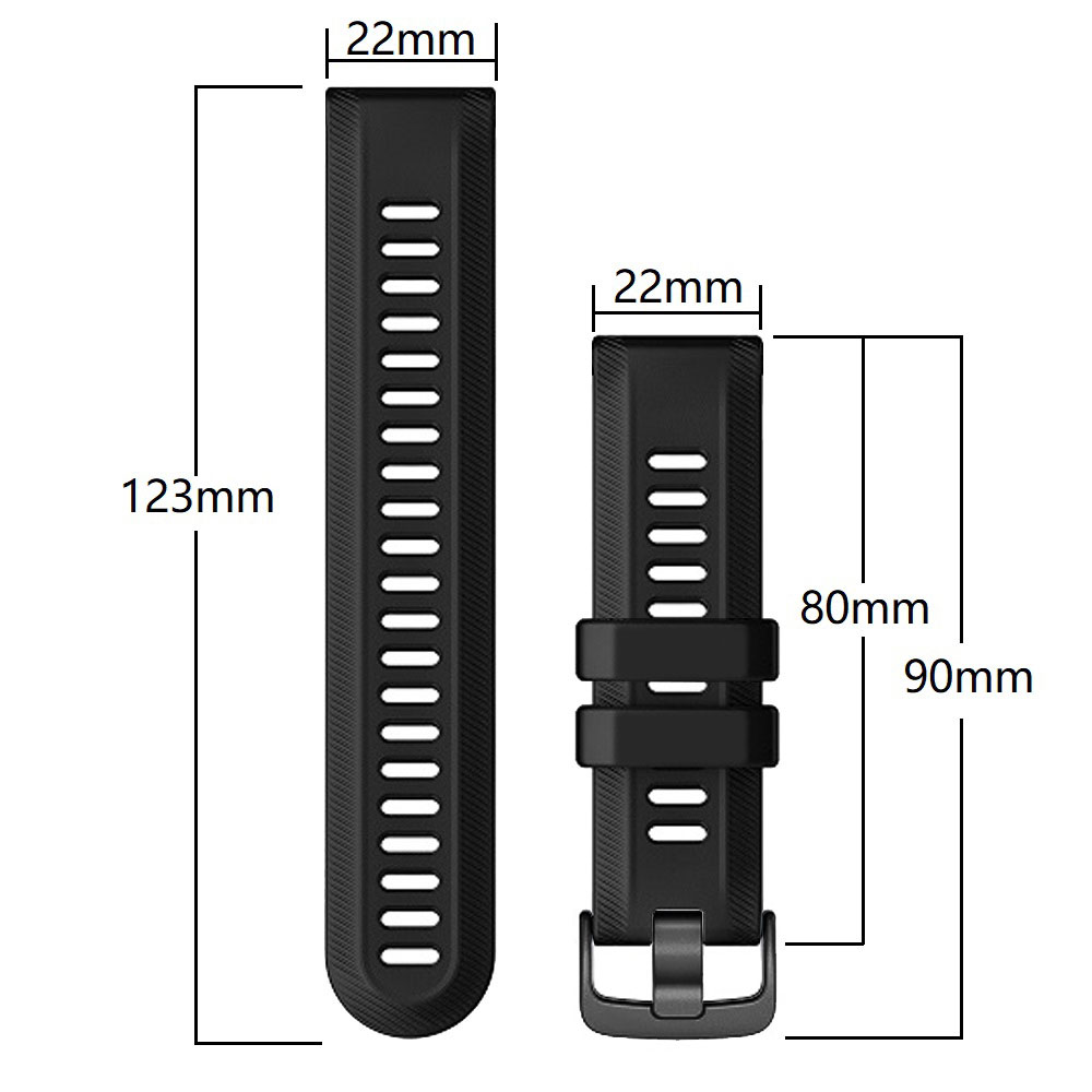 Chính Thức Watchbands Cho Garmin Forerunner 955 Đồng Hồ 22Mm Vòng Tay Silicone Cho Dây Tiền Thân 945 935 745 Fenix 5 6 dây Đeo