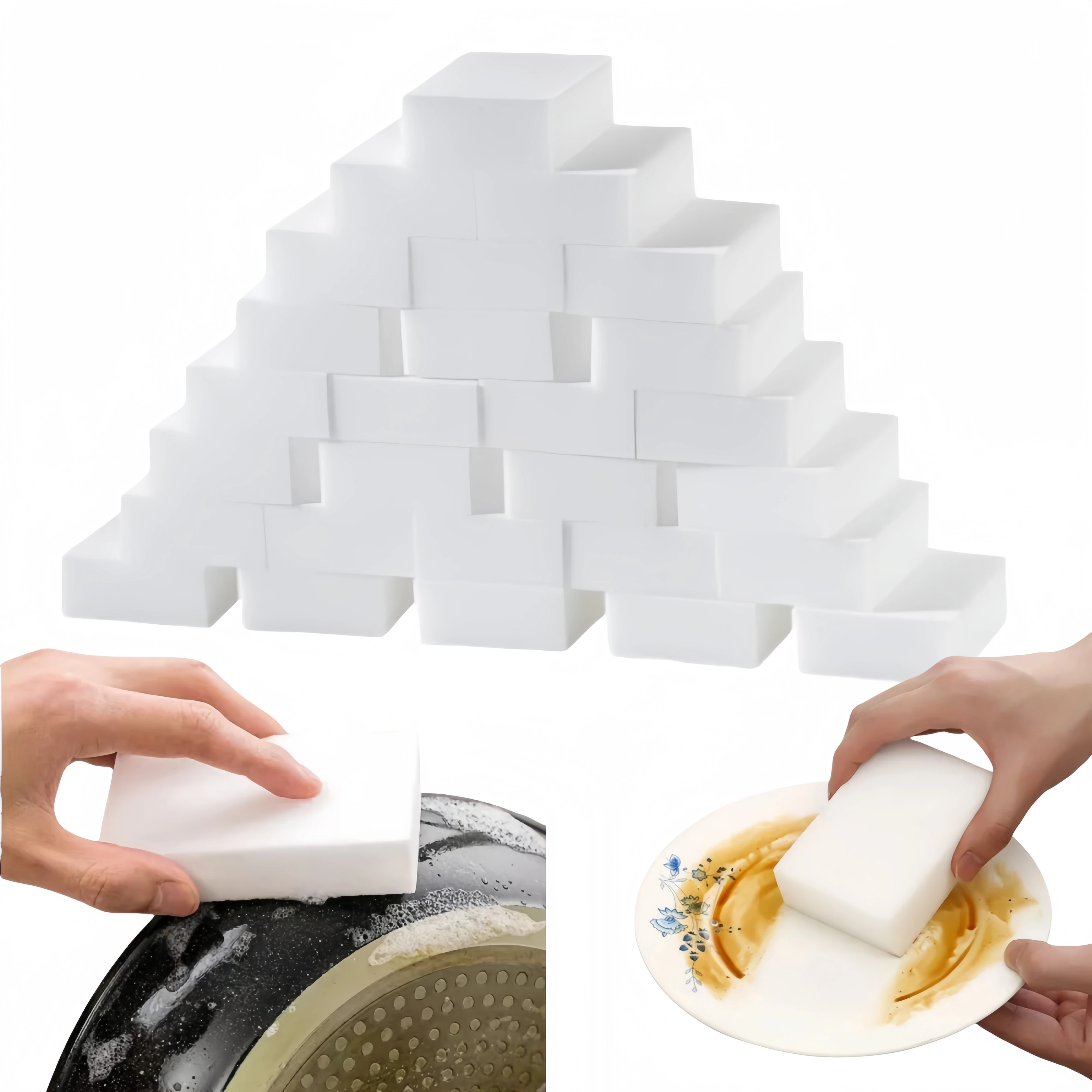 Меламиновая губка, волшебная губка, ластик, очиститель, чистящие губки для кухни, ванной комнаты, инструменты для чистки, кухонные принадлежности, 2-50 шт.