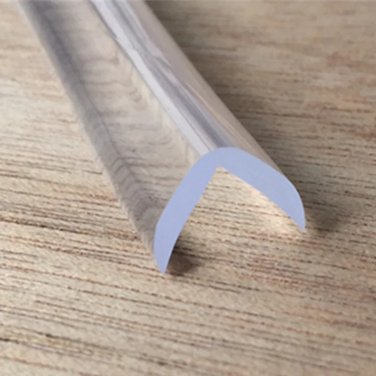 Self-Adhesive Table Furniture Corner Edge Protection Strip Collision Proof Edge Guards Transparent Soft PVC Bumper Strip