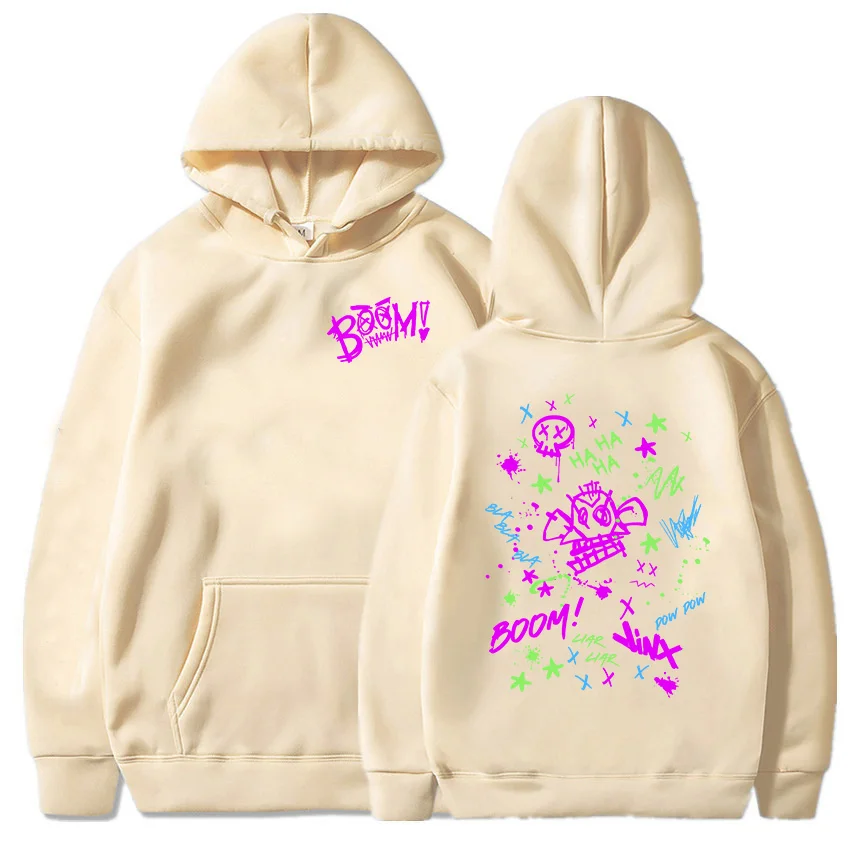 Sudadera con capucha para Mujer Boom Monkey Jinx Arcane Hahaha sudaderas con capucha de dibujos animados divertidas sudaderas gráficas Sudadera Mujer con capucha de invierno tela Unisex
