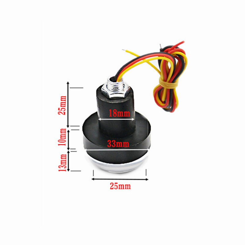 2Pcs 12V Motorcycle LED Handlebar End Turn Signal Light White Yellow Flasher Handle Grip Bar Blinker Side Marker Lamp Lighting