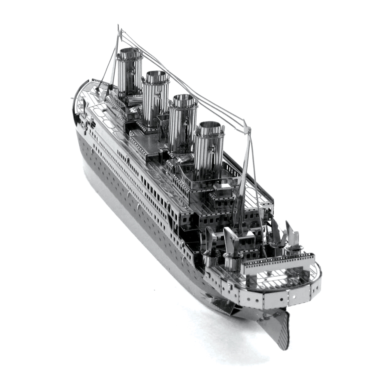 Titanic 3D Puzzle Metal Model Kits, corte a laser, brinquedo para crianças, DIY