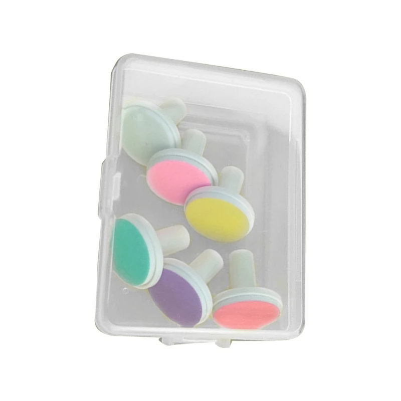6pcs/set Electric Nails Trimmer Pads Replacement Grinding Head for Baby Nails File Kids Trimmer Manicure Spare Part