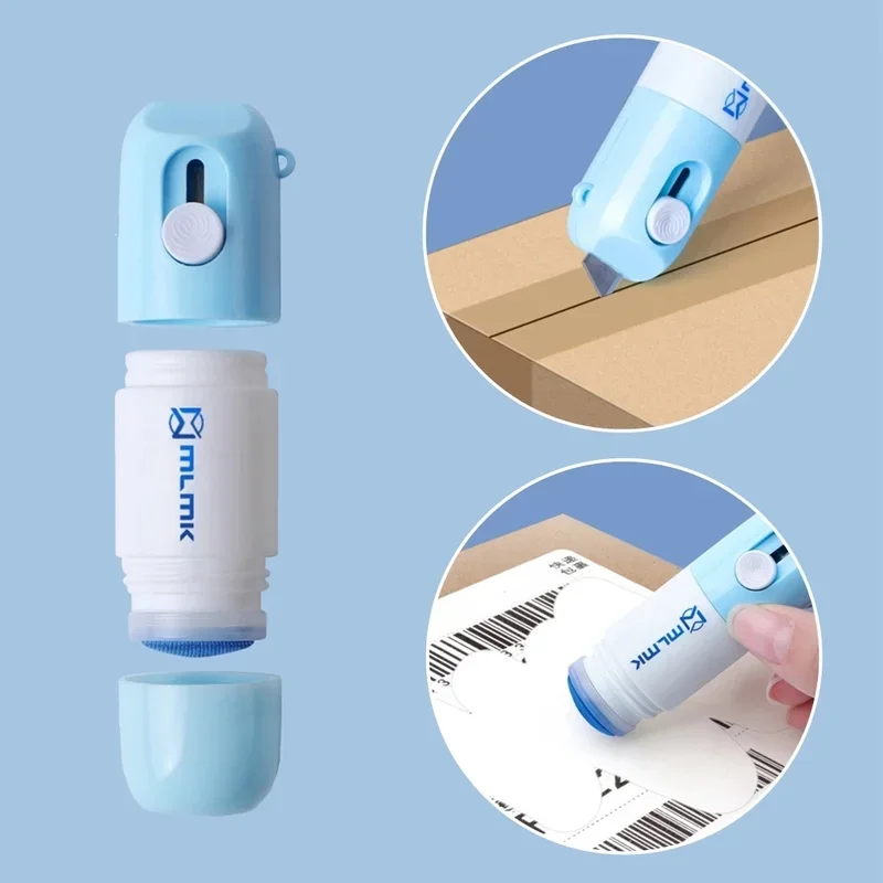 감열지 Easer Mail Opener 2 in 1 교정 유체(칼 포함) Anti Peep 신원 정보 개인 정보 보호 지우개
