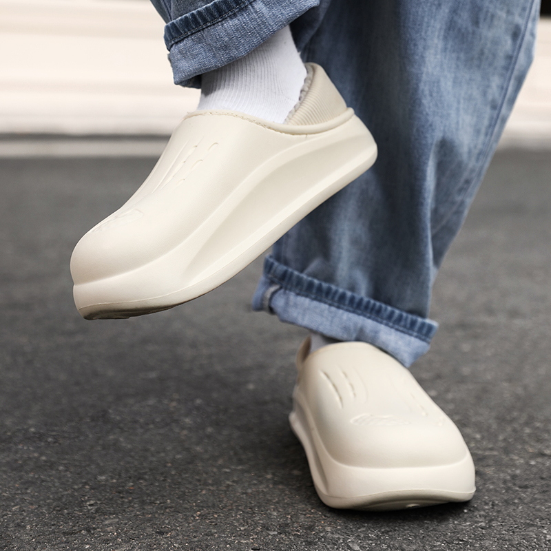 Sandal Pria tetap hangat, sandal dalam ruangan Anti selip untuk pria