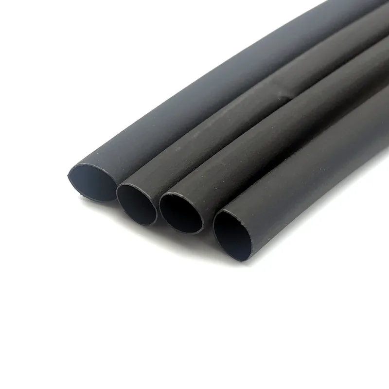 127-625 Chiếc Hộp Đen Nhiệt Shrinktubing 2:1 Điện Tử DIY Bộ, cách Nhiệt Polyolefin Vỏ Bọc Ống Co Dây Cáp Và Cáp Ống