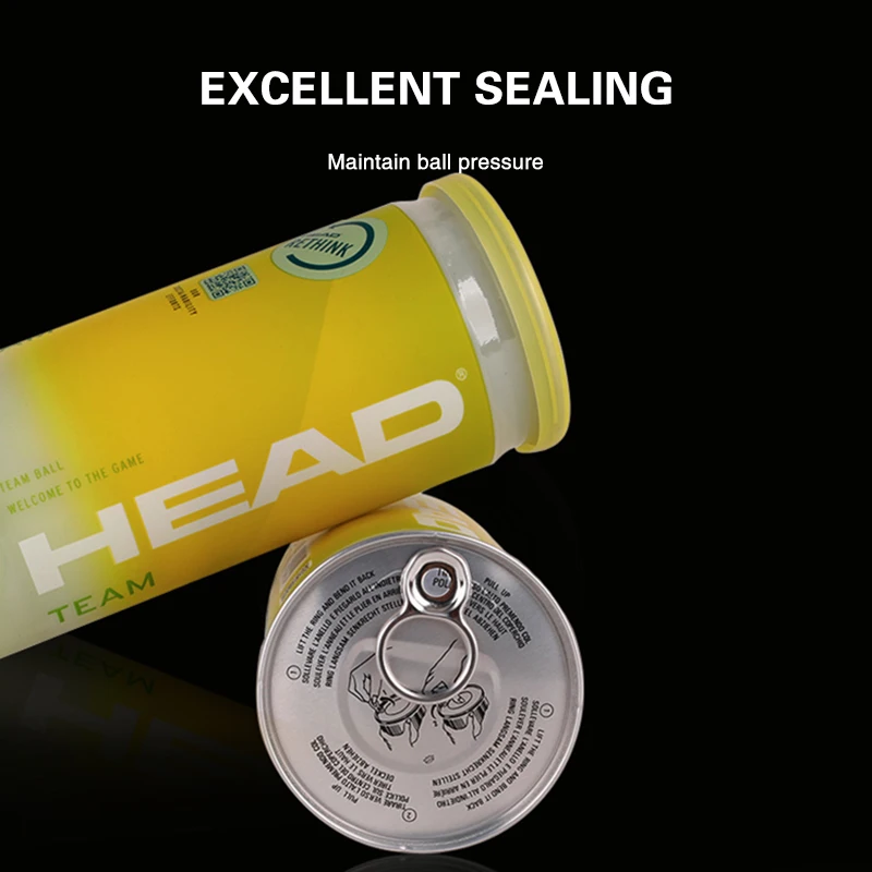 HEAD Professional Tennis 4B TEAM 3 Tour X Training Ball T 3B Pro Match Balls High Elasticity Resistant Durable Excesice Tennis