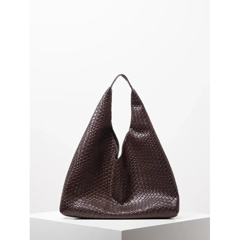 Bolsa de ombro retrô simples, bolsa hobo minimalista, bolsa de trabalho feminina, sacolas grandes para mulheres, bolsa feminina elegante, bolsa de compras
