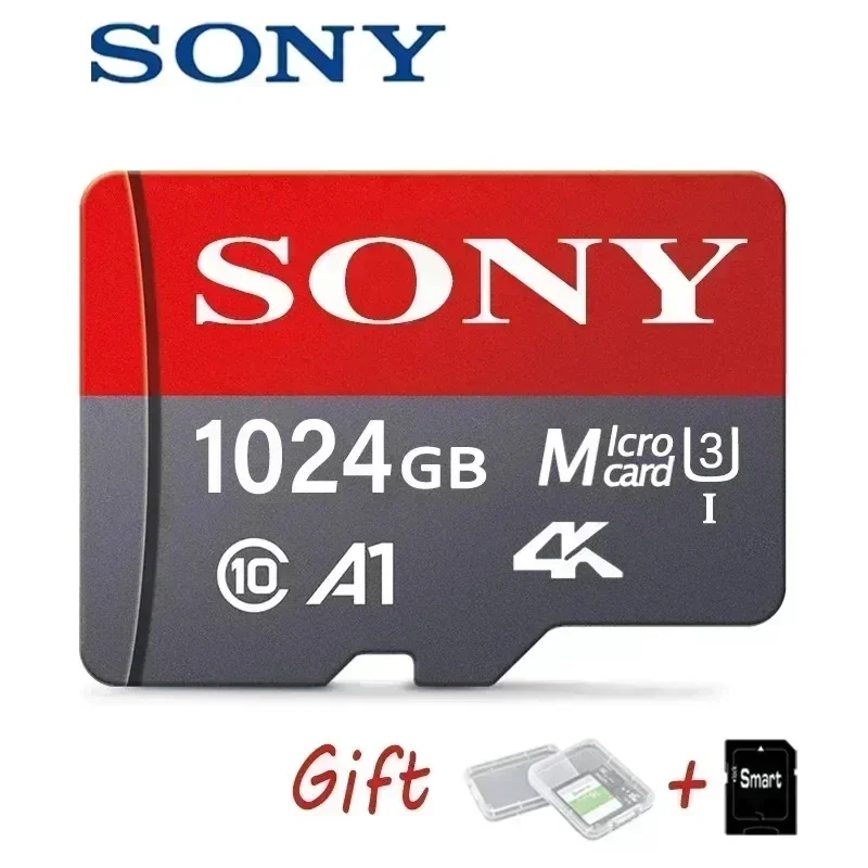 SONY Micro SD Card Mini Memory Card Class 10 32GB 64GB 128GB 256GB U3 4K High Speed Cartao De Memoria Flash Memory TF Mecard C10