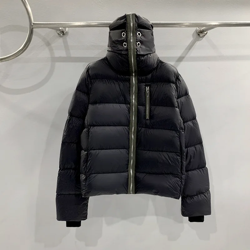Owen Seak Männer Daunenmäntel Jacken Gothic High Street Frauen Kleidung Graben Übergroße Winter Staub Windjacke Schwarz Schnee Jacken