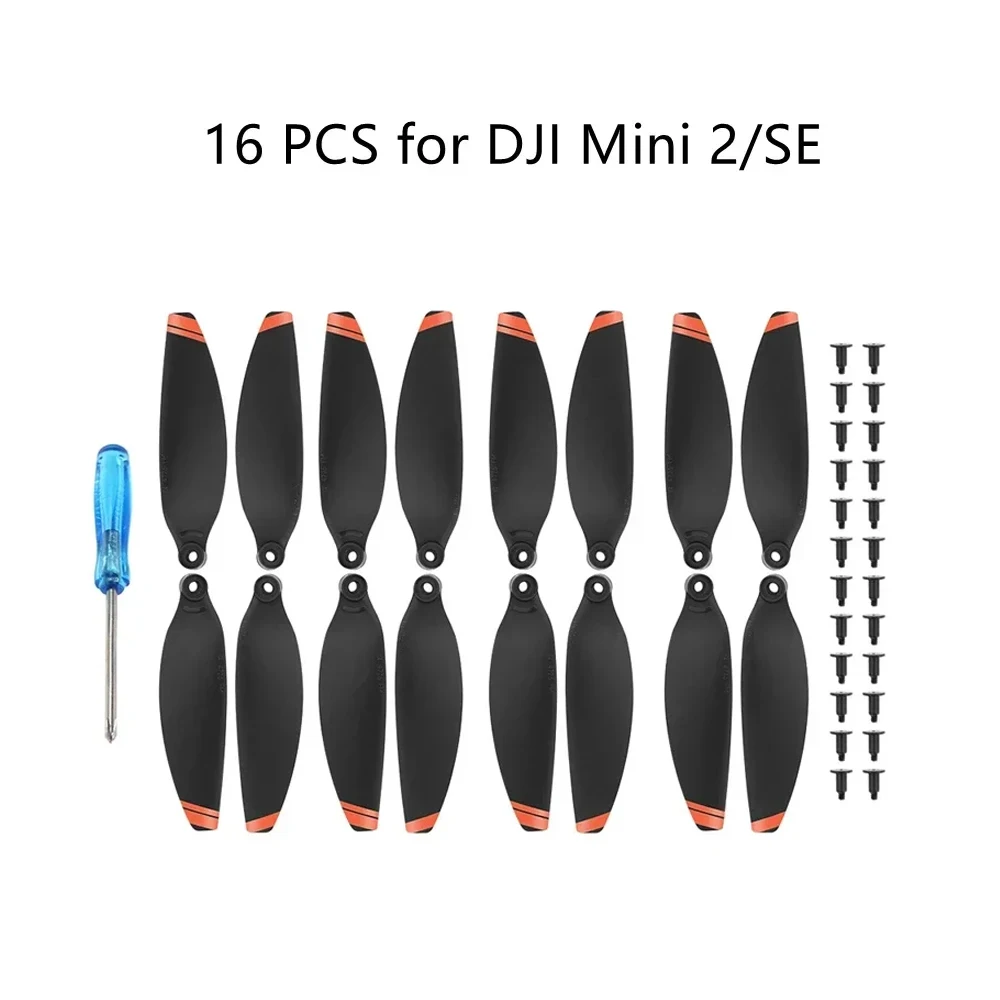 Hélice de 16 Uds para DJI Mini 4K/Mini 2/SE 4726 accesorios de repuesto para Dron ventiladores de ala ligeros accesorios de repuesto