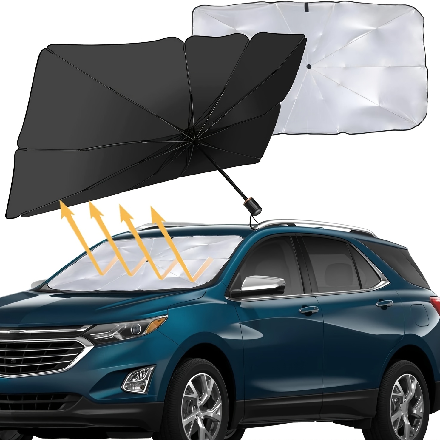 Guarda-sol do carro para sombreamento automático sombra de sol do carro protetor guarda-sol verão sol interior pára-brisa proteção acessórios