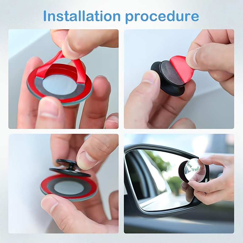 2 Stuks Dodehoekspiegel Auto Achteruitkijkspiegel Hd Verstelbare Graden Bolle Glas Universele Auto Accessoires Broaden Horizons