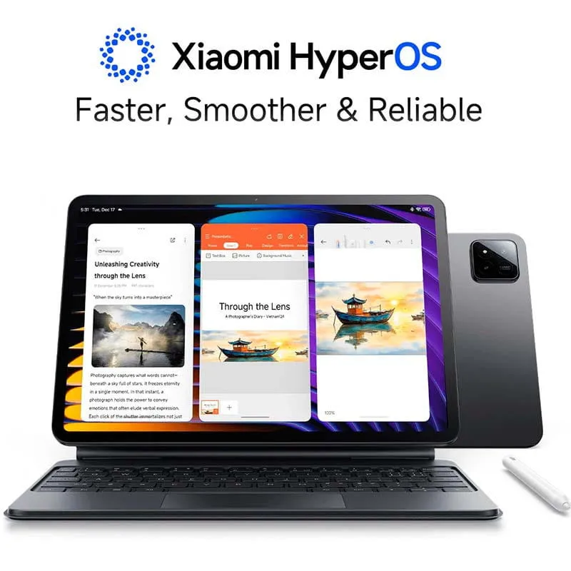 Globale Version Xiaomi Pad 7 Pro Xiaomi HyperAlC 144 Hz Snapdragon 8s Gen 3 Mobile Plattform 8850 mAh Dolby Atmos