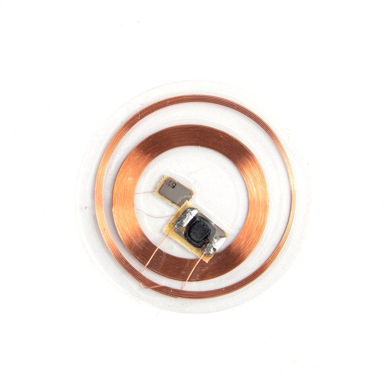 Ic + idデュアルチップキーフォブ、125KHz、13.56MHz周波数、rfid、書き換え可能、読み取り可能、uid、交換可能、透明