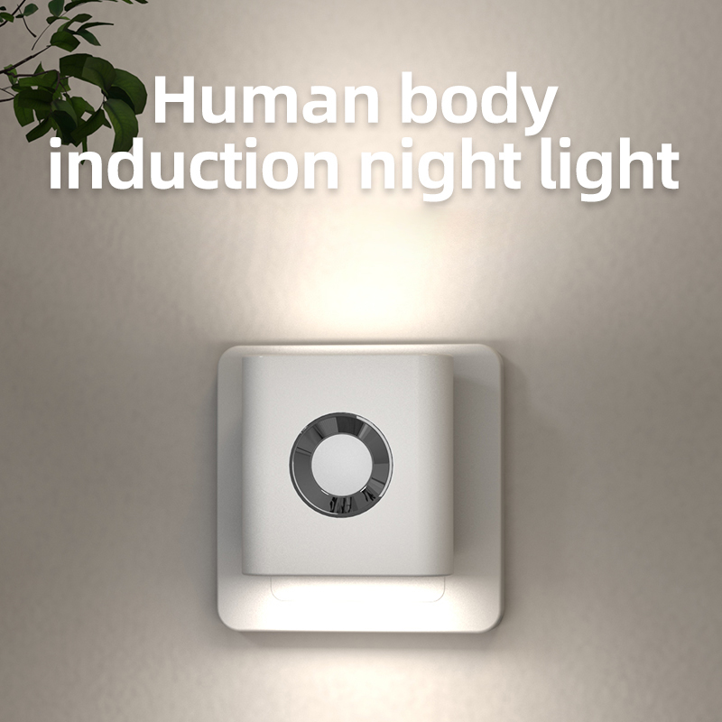 Lampa z czujnikiem ruchu LED, ładowana przez USB-C, bezprzewodowa lampka nocna do sypialni, na schody, do przedpokoju, oświetlenie wewnętrzne, lampka do szafy.