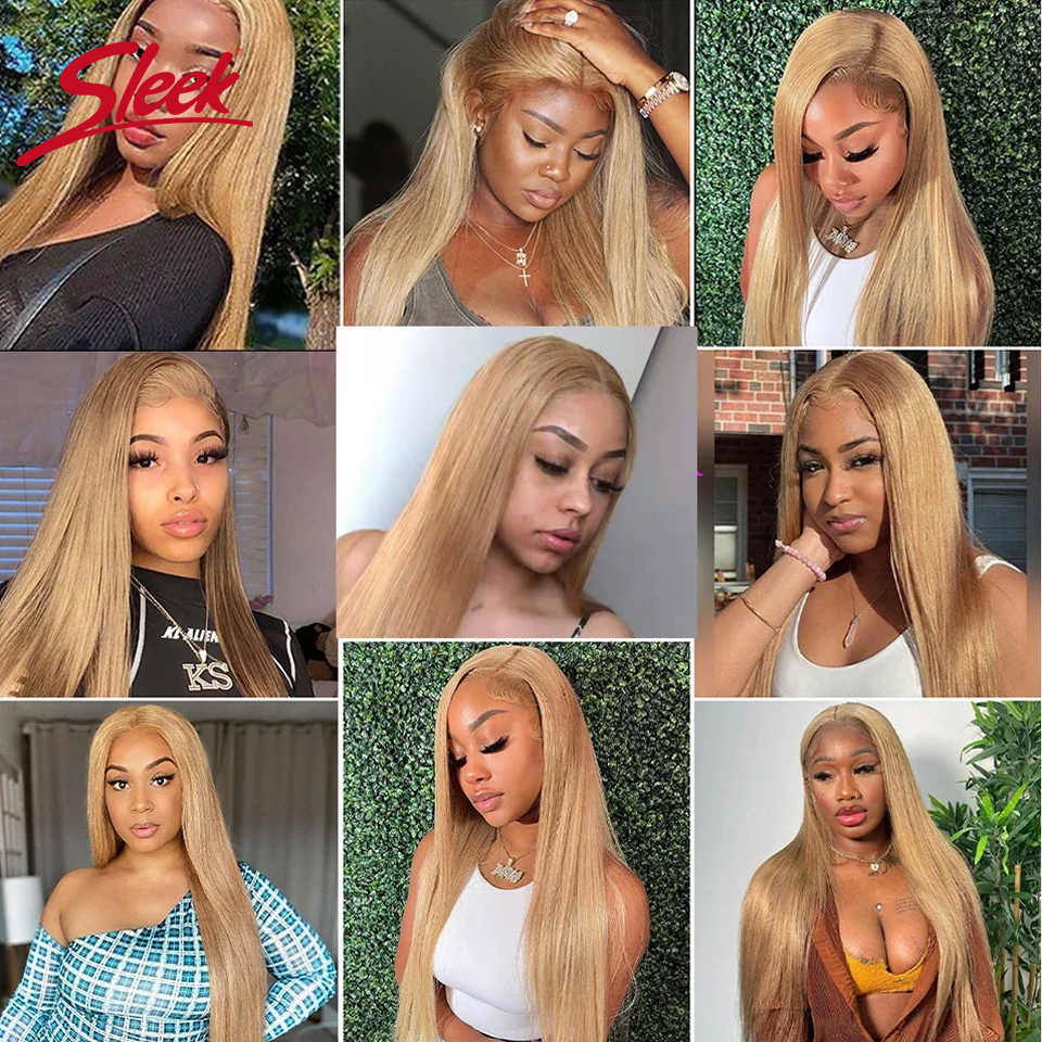 Extensiones de cabello humano postizo Remy Natural liso sedoso brasileño de visón de 27 colores rubio elegante extensión de cabello de 8 a 28 pulgadas