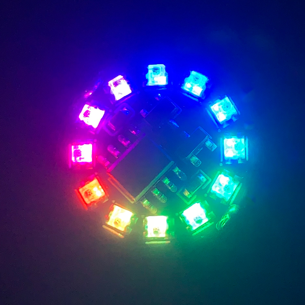 Colorful Wireless LED Magnetic Control Lights with 4 Modes - Breathing Rotating Running Induction Lights for Decorative Use